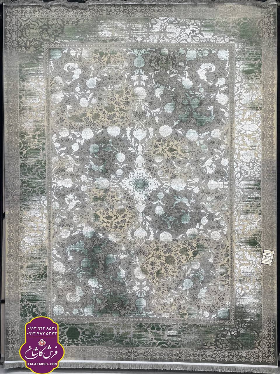تصویر فرش کد2085 سیلور 1200 شانه گل برجسته — نمای 1