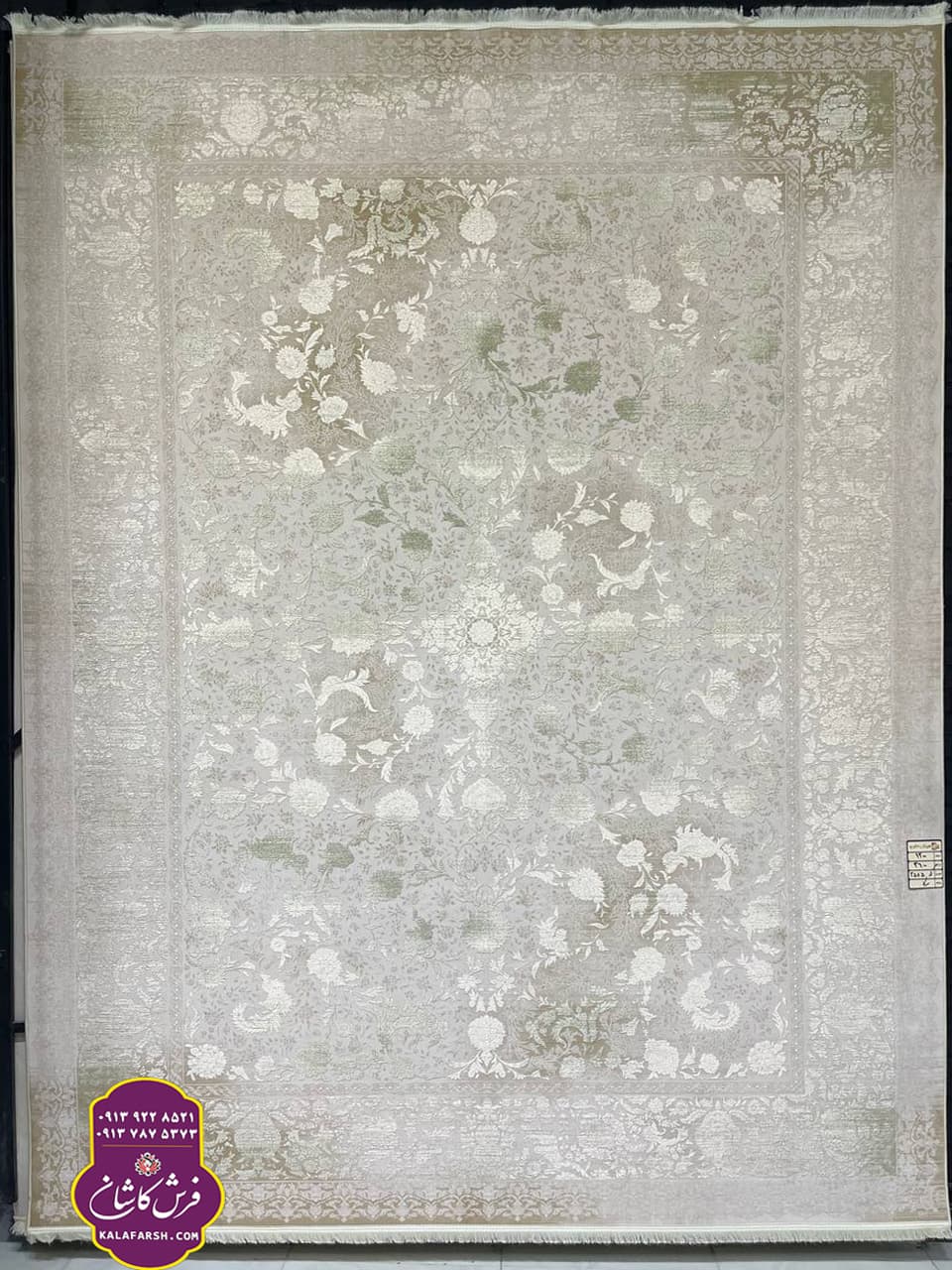 تصویر فرش کد3585 موکا 1200 شانه گل برجسته — نمای 1
