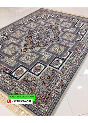 فرش ماشینی کاشان طرح یگانه 1200 شانه