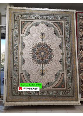 فرش ماشینی کاشان طرح طاق بستان 1200 شانه