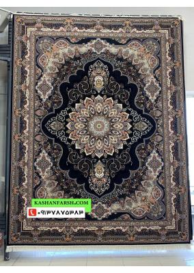 فرش ماشینی کاشان طرح مهرگان 700 شانه